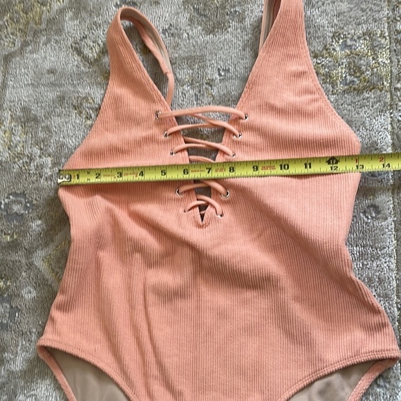 Free Press Orange Sherbert Color One Piece Swimsuit - Picture 5 of 11